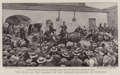 The Trial of the Leaders of the Reform Committee at Pretoria by Frank Dadd